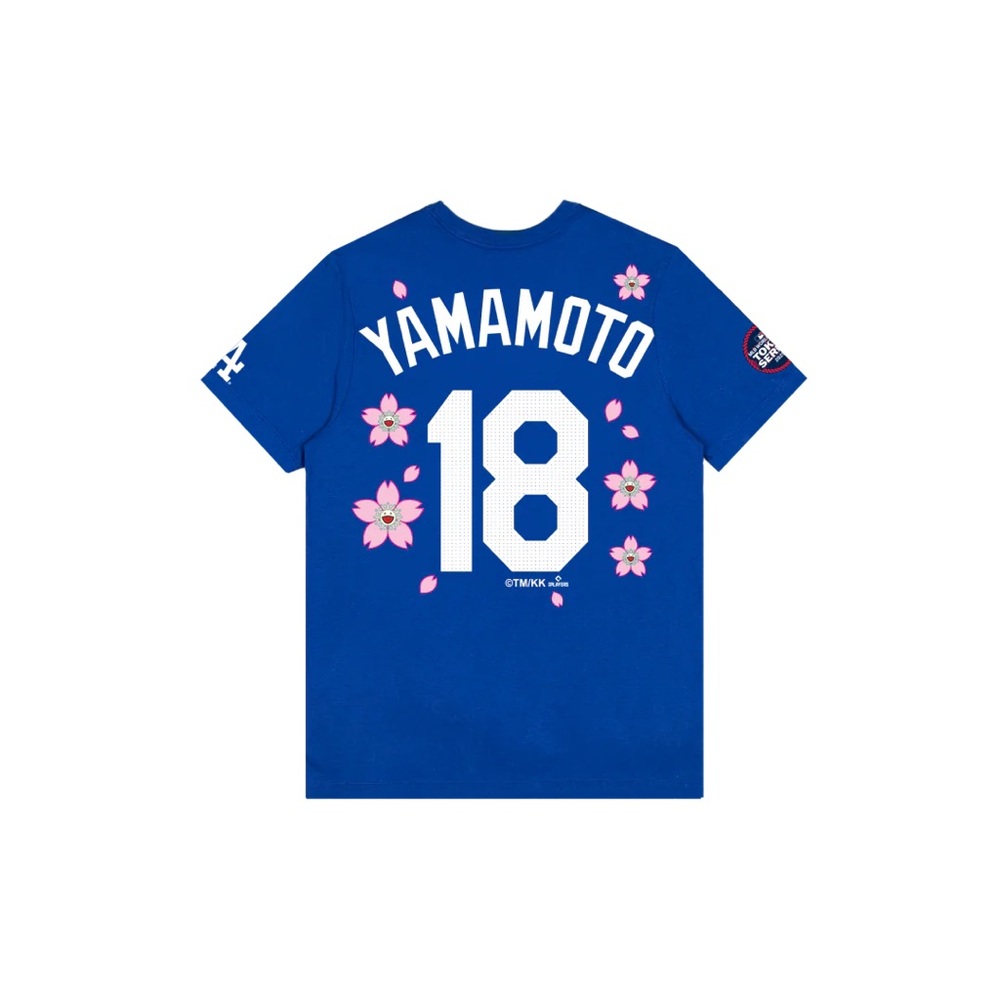 Nike - Takashi Murakami + MLB Yamamoto Dodgers SS Tee - Blue - NWT